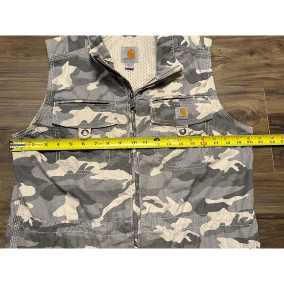 CARHARTT  Camo Utility Vest Women's M 8/10 - Picture 4 of 8